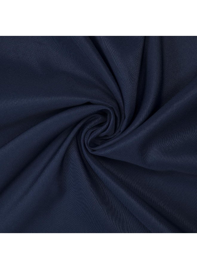 Gee Di Moda Rectangle Tablecloth - 70 x 120 Inch Navy Blue - Heavy Duty Washable Polyester - For 6 or 8 Foot Rectangular Table - Image 4