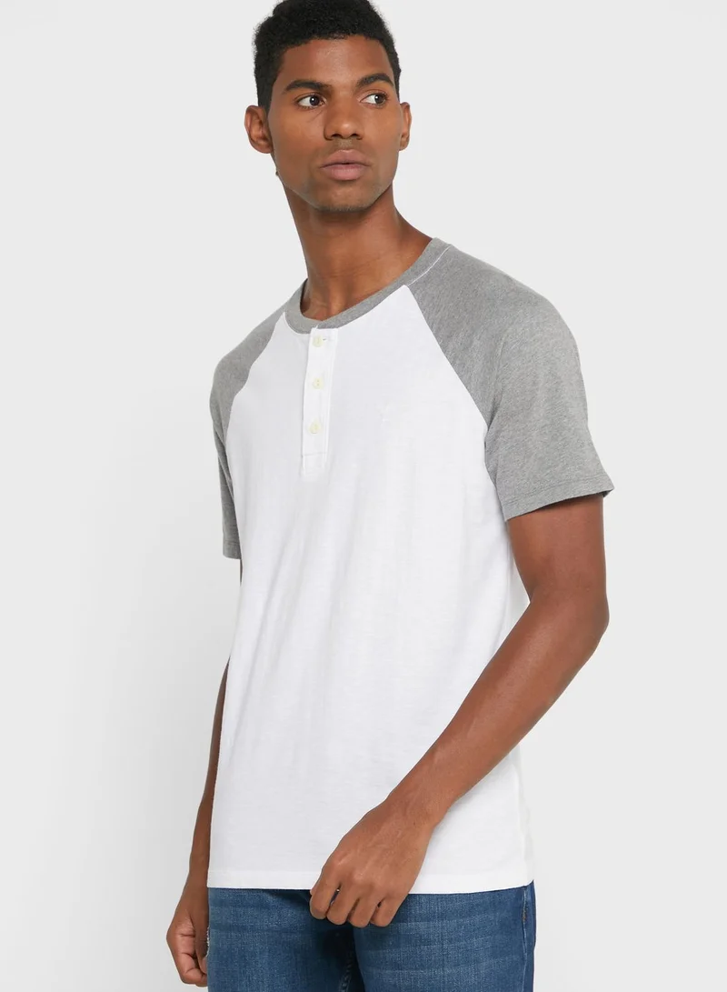 American Eagle Colour Block Crew Neck T-Shirt