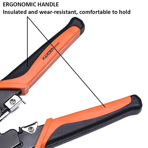 Harden 190mm Crimping Tool – 4P/6P/8P, RJ-11/RJ-12/RJ-45, For Lan Network and Telephone Cable - 660631 - Image 3