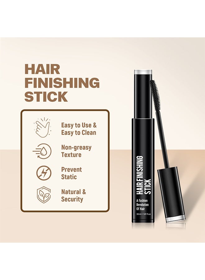 Immetee Hair Finishing Stick, Non Greasy and Non Sticky Small Broken Hair Finishing Cream, Refreshing Hair Wax Stick for Frizz and Flyaway, Hair Gel 30ml - Image 3