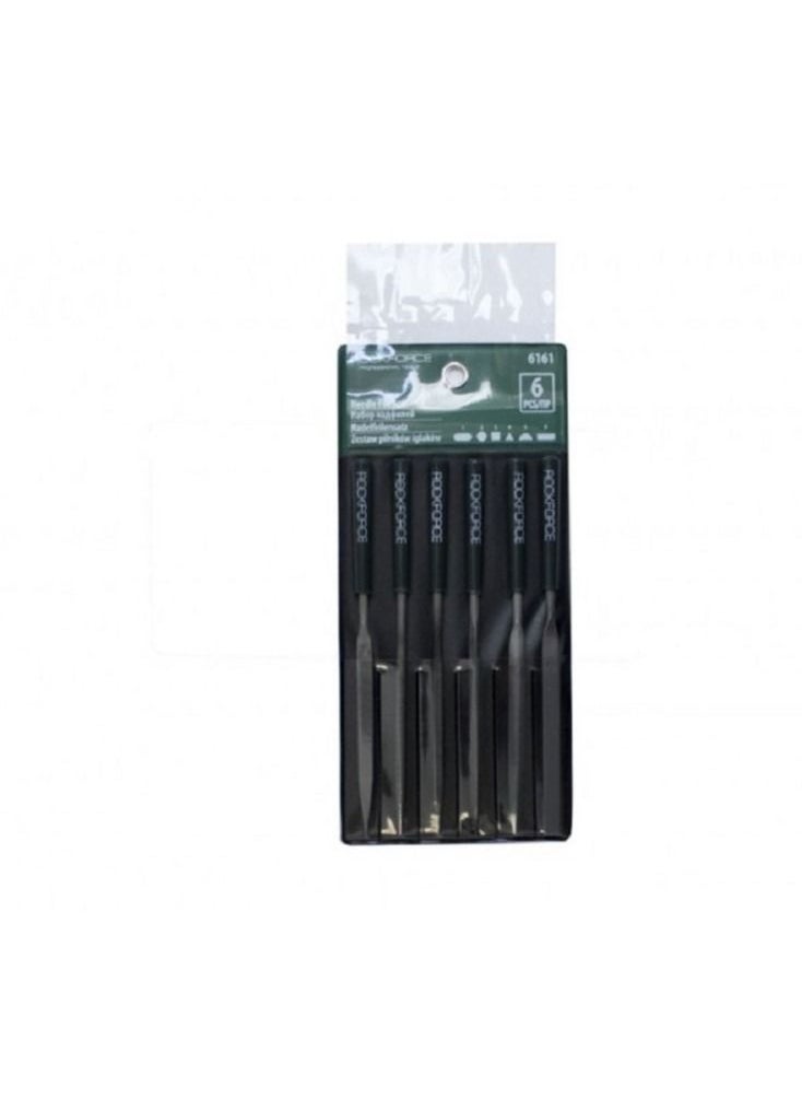 ROCKFORCE ROCKFORCE Multifunction Needle File Set 6 pcs L-160 mm,Ø4 mm in Blister  - Image 1