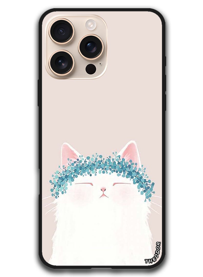 Theodor Protective Case Anti Scratch Shock Proof Bumper Cover For iPhone 16 Pro Max (6.9)-inch Cat Queen - Image 1