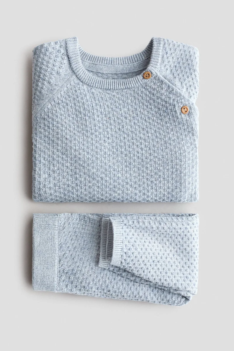 اتش اند ام طقم قطني من قطعتين