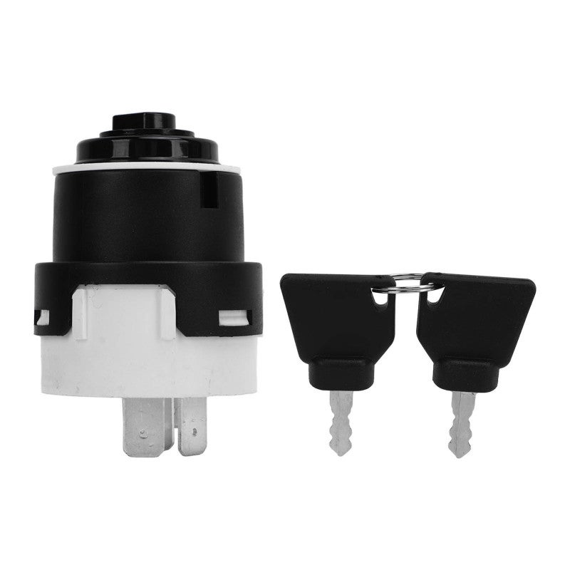 JCB Keyed Ignition Switch with 2 Keys Replacement for JCB New Holland Perkins - Durable Aluminum Alloy Tractor Ignition Switch - Easy to Install for Agricultural Equipment - Image 1