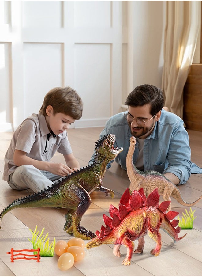 GROIC - 44PCS Dinosaur Toys Figures with Storage Box, Jurassic Dinosaur Toys，Realistic Action Educational Dinosaur Figures for Kids Boys Girls - Image 1