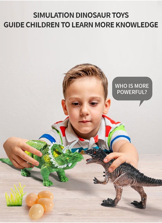 GROIC - 44PCS Dinosaur Toys Figures with Storage Box, Jurassic Dinosaur Toys，Realistic Action Educational Dinosaur Figures for Kids Boys Girls - Image 1