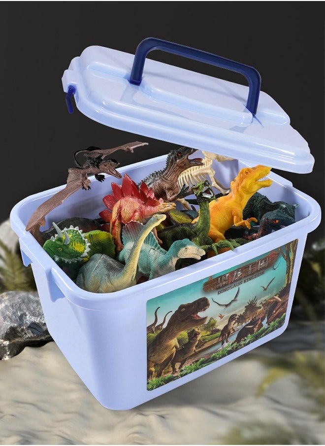 GROIC - 44PCS Dinosaur Toys Figures with Storage Box, Jurassic Dinosaur Toys，Realistic Action Educational Dinosaur Figures for Kids Boys Girls - Image 1