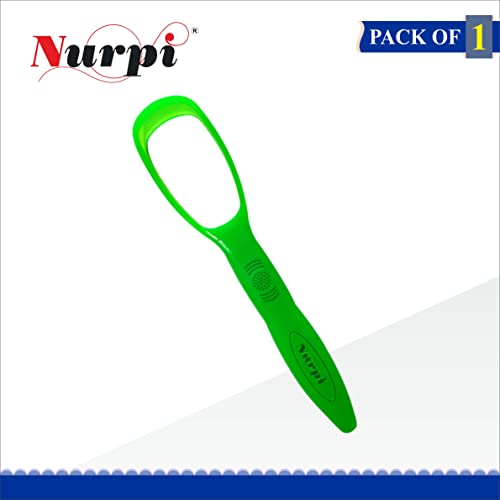 Nurpi Plastic Premium Tongue Cleaner for Fights Bad Breath Oral Health Care Tool, Easy to Use for Adults and KidsTravel Friendly (1) - Image 2