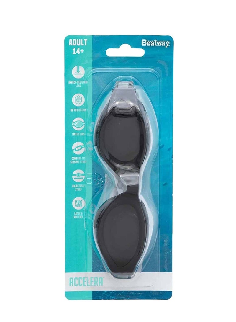 Bestway Axelera Adult Swimming Goggles, Shockproof Lenses and UV Protection, Comfortable and Adjustable - 1 Piece, Random Pick 26-21077 - Image 3