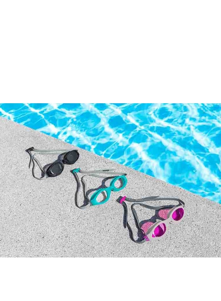 Bestway Axelera Adult Swimming Goggles, Shockproof Lenses and UV Protection, Comfortable and Adjustable - 1 Piece, Random Pick 26-21077 - Image 2