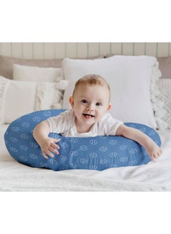 Kidz Klub Kidz Klub Goal R Nursing Pillow -100% Cotton Printed Kids Design -Nursing Support for Breastfeeding, Bottle Feeding, and Bonding- Size : 60 x 58 x 15cm  - Image 3
