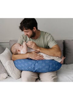 Kidz Klub Kidz Klub Goal R Nursing Pillow -100% Cotton Printed Kids Design -Nursing Support for Breastfeeding, Bottle Feeding, and Bonding- Size : 60 x 58 x 15cm  - Image 5