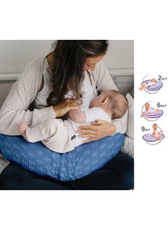 Kidz Klub Kidz Klub Goal R Nursing Pillow -100% Cotton Printed Kids Design -Nursing Support for Breastfeeding, Bottle Feeding, and Bonding- Size : 60 x 58 x 15cm  - Image 4