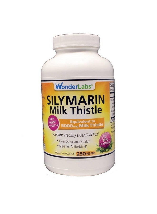 Wonder Laboratories Wonder Labs Silymarin Milk Thistle, Supports Healthy Liver Detox - 250 Capsules - Image 1