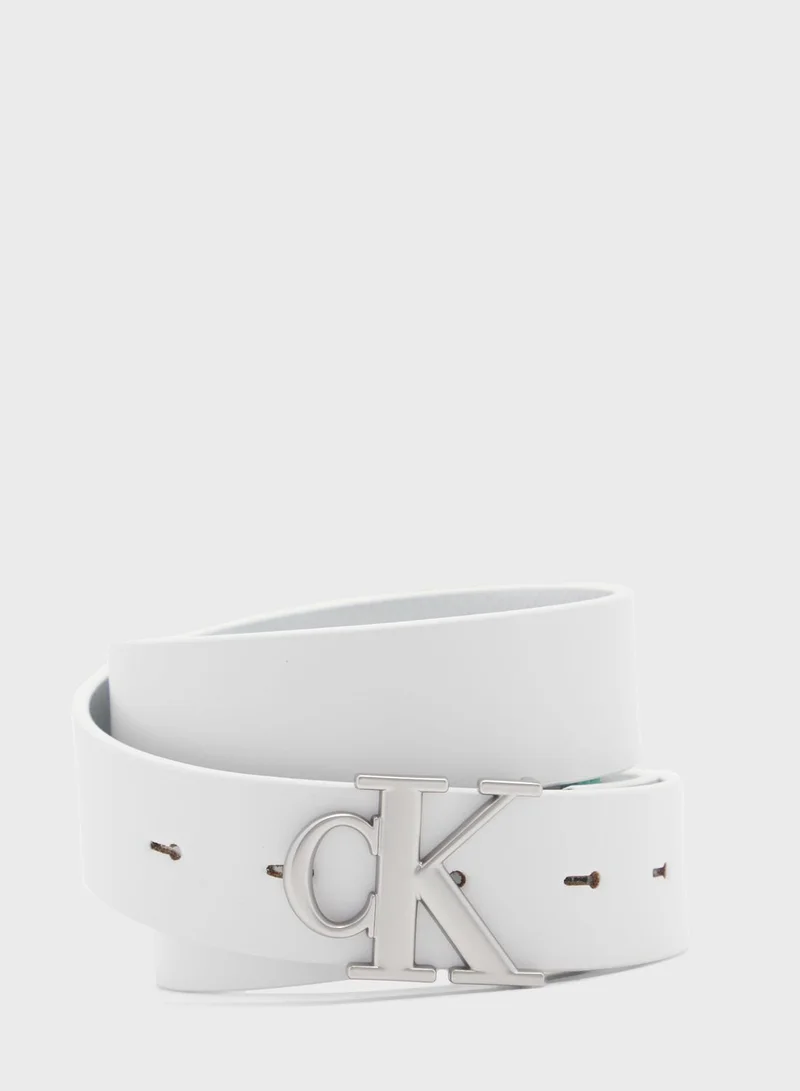 Calvin Klein Jeans Monogram Allocated Hole Belt