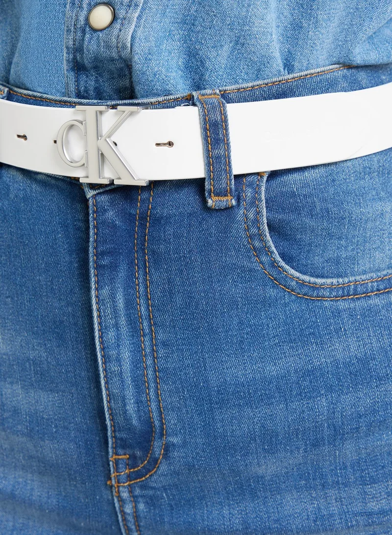 Calvin Klein Jeans Monogram Allocated Hole Belt
