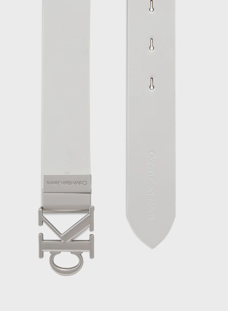 Calvin Klein Jeans Monogram Allocated Hole Belt