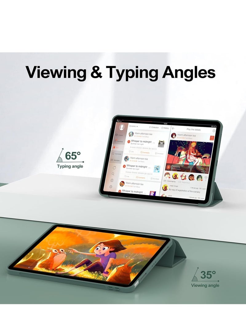 JAJEEK iPad Air 11 Inch M2 2024 Case, iPad Air 5th/4th Gen (10.9 Inch, 2022/2020) – Lightweight Soft TPU Protective Case with Auto Sleep/Wake, Smart Folio Cover, Slim & Durable, Perfect for Hands-Free Viewing - Image 5