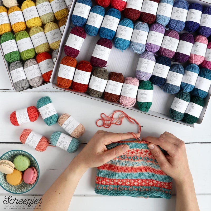 Scheepjes Metropolis Color Pack, 80 x 10 g Wool/Nylon Mini Skeins, Pack of 1 - Image 3