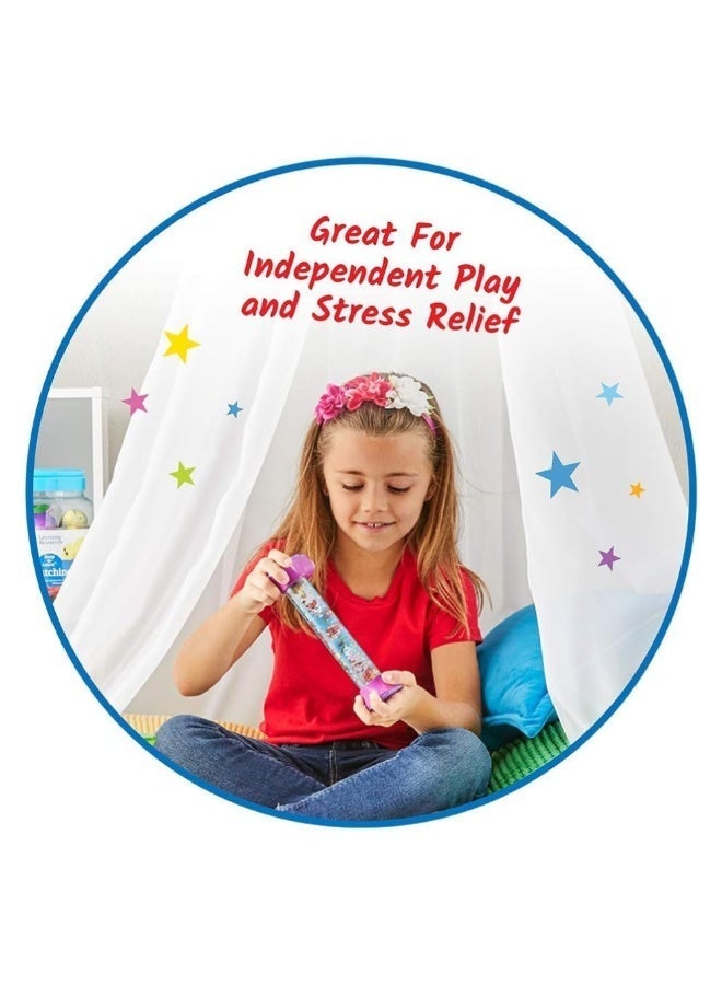 SnuzzleMart Sensory Fidget Tubes Calming Sensory Toys 4PCS for Focus, Relaxation and Interactive Play - Image 3