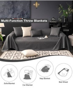 XiuWoo Four Seasons Universal Sofa Slipcover Waterproof Dustproof Sofa Cover Large Size To Choose For L Shape Sofa Covers Set Washable Soft Technology Cloth  - Image 3