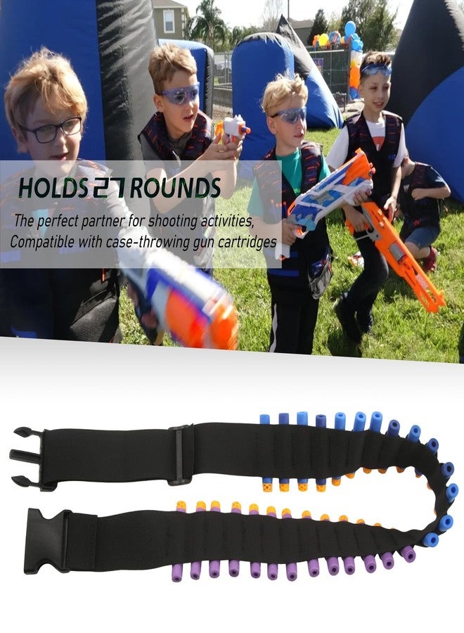 EKIND Adjustable Nylon Strap Quick Release Buckle Perfect Dart Shoulder Band 27 Dart Pockets Compatible for Nerf N-Strike Elite Mega Series - Image 4