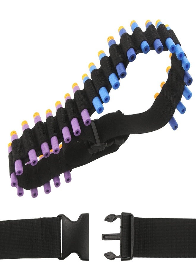 EKIND Adjustable Nylon Strap Quick Release Buckle Perfect Dart Shoulder Band 27 Dart Pockets Compatible for Nerf N-Strike Elite Mega Series - Image 1
