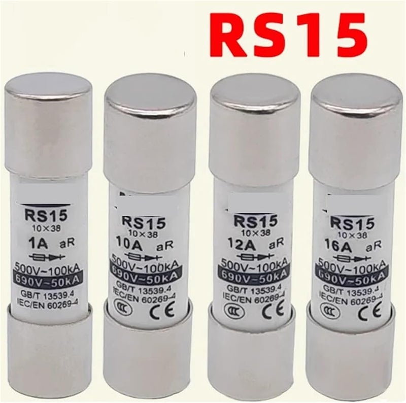 20 Pieces RS15 Ceramic Fast Fuse Link 32A 10x38mm 690V Tube Fuses - Image 5