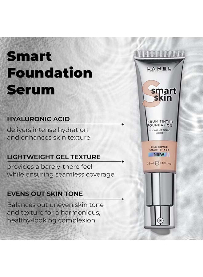 LAMEL Smartskin Serum Tinted Foundation - Porcelain - Image 4