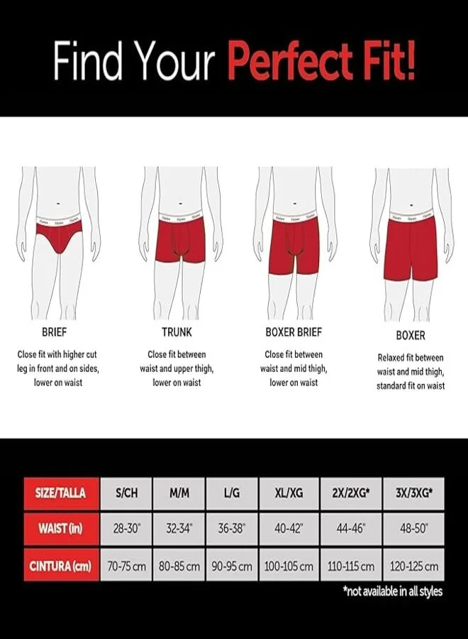 Hanes  Hanes Originals Men’s Briefs , Stretch Cotton Moisture-Wicking Underwear, Modern Fit Low Rise, Multipacks for Men | Best Price UAE