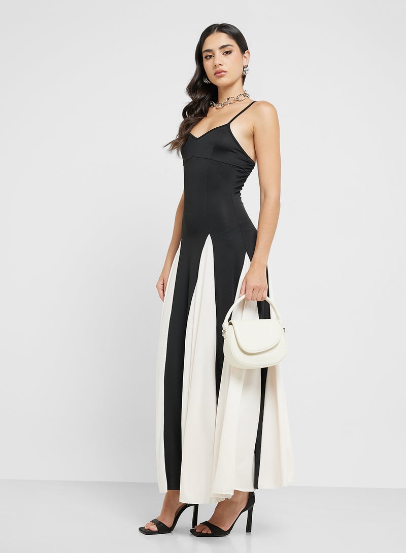 جينجر فستان - بأشرطة ملونة - Image 1