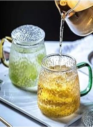 Clear Borosilicate Glass Coffee Mug with Gold Handle Microwave Safe for Milk Chocolate, Drinks, Mocha, Cappuccino, Tea, Water (2 Pack) - Experience Luxury and Warmth in Every Sip, Available L - pzsku/ZF45EC06C7916E9D4F3C0Z/45/_/1723236280/22428ab4-1e8f-43b8-9af3-21b9e7c881e1