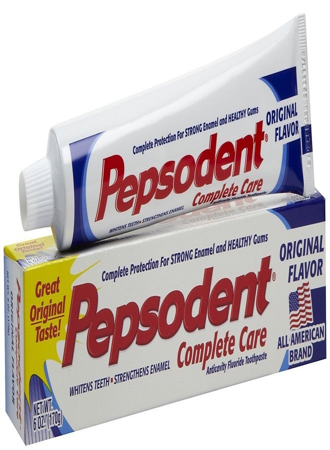 Pepsodent Complete Care Anticavity Toothpaste - 6 oz