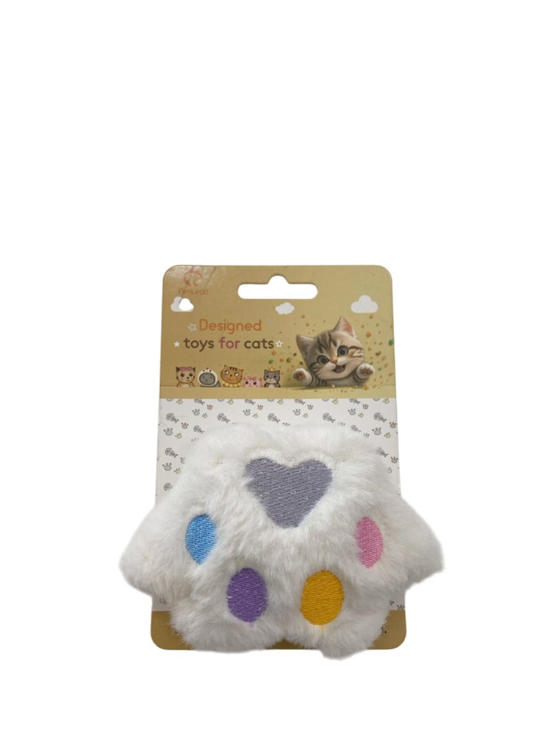 Paw Design Cat Plush Catnip Toy