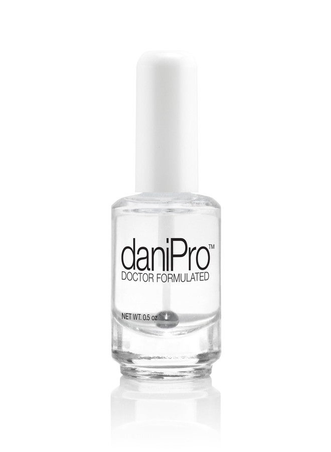 daniPro Doctor-Formulated Clear Base Coat Nail Polish, 0.5 oz - Base Coat Nail Polish with Undecylenic Acid, Vitamins & Biotin - Nail Base Coat for Stronger, Healthier Nails, Manufactured in the USA - Image 1