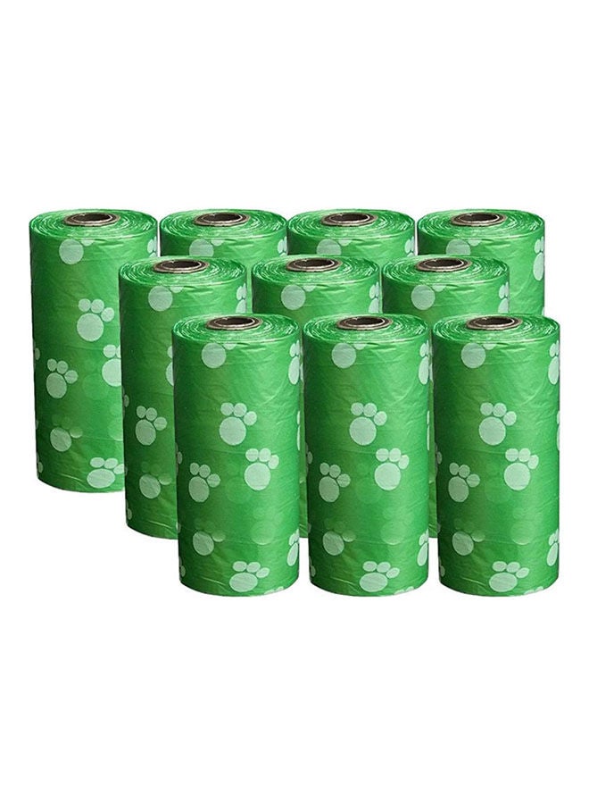 جولدن أروز أكياس براز الكلاب الأليفة 10 رول 150 قطعة - 9x9 سم - Image 1