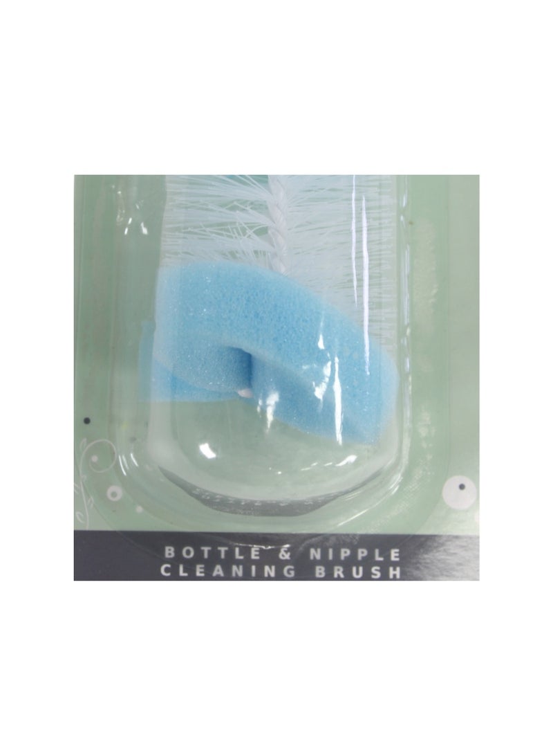 Safari Baby Bottle & Nipple Cleaning Brush – Light Blue - Image 3