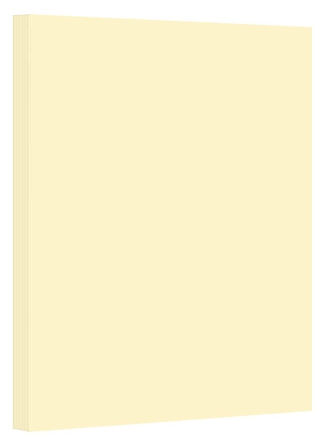 S Superfine Printing Ivory Pastel Color Card Stock Paper, 67lb Cover Medium Weight Cardstock, for Arts & Crafts, Coloring, Announcements, Stationary Printing at School, Office, Home | 8.5 x 11 | 50 Sheets Per Pack - Image 1