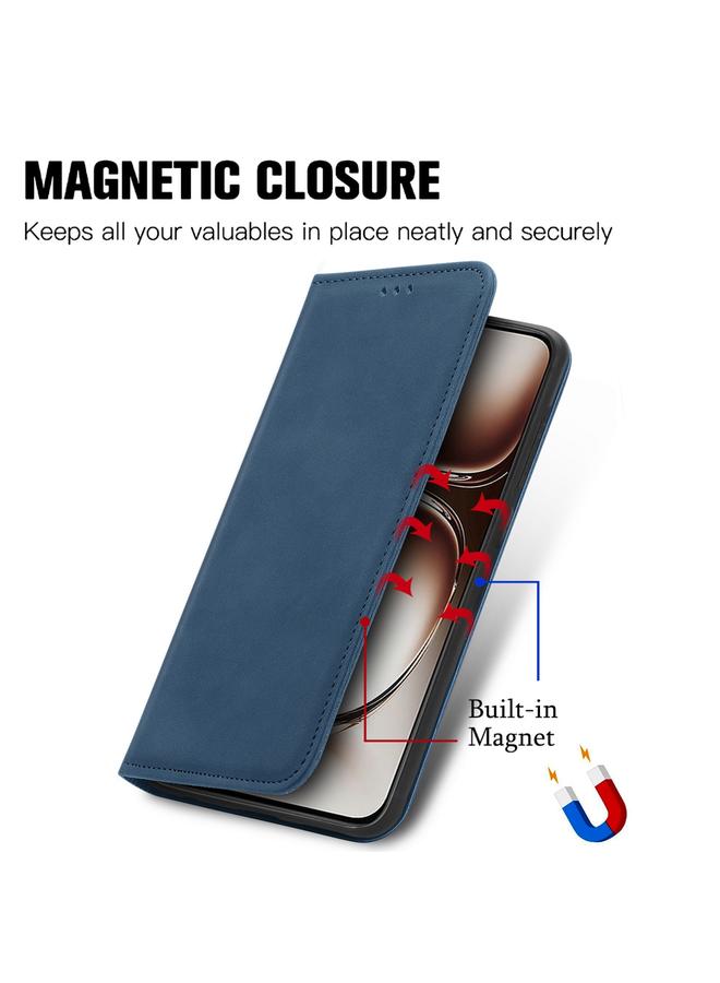 S-TOP Case For OPPO Reno12 Pro Global Retro Skin Feel Magnetic Flip Leather Phone Case - Image 5