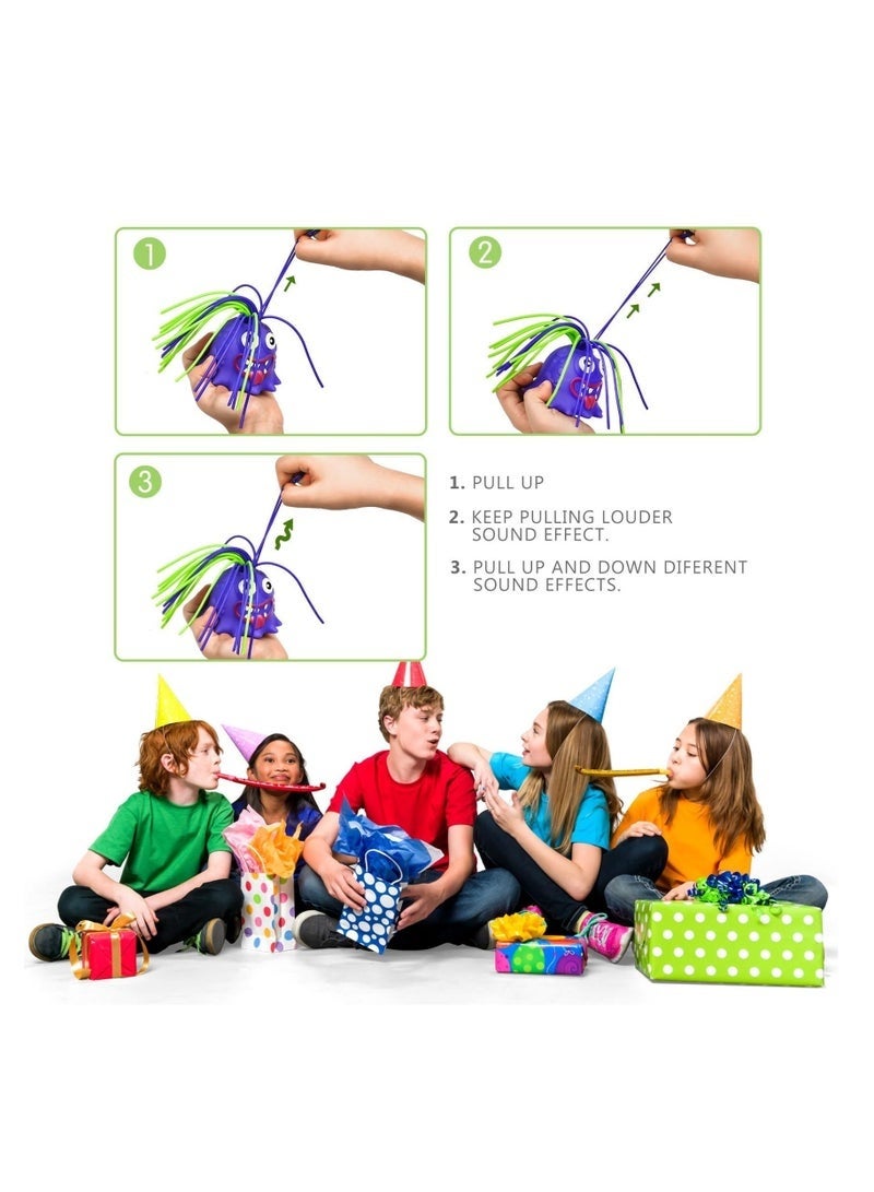 2 Pcs Hair Pulling Fidget Screaming Monster Toys, Fidget Toys Stress Relief and Toys Monster Decompression Toys Funny Pulling Hair Monster Squeeze for Toys Kids - Image 5