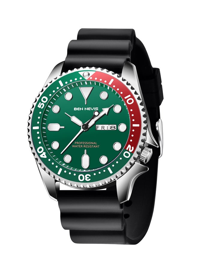BEN NEVIS Waterproof Quartz Wrist Watch for Men - BN3017G-Green - Image 1