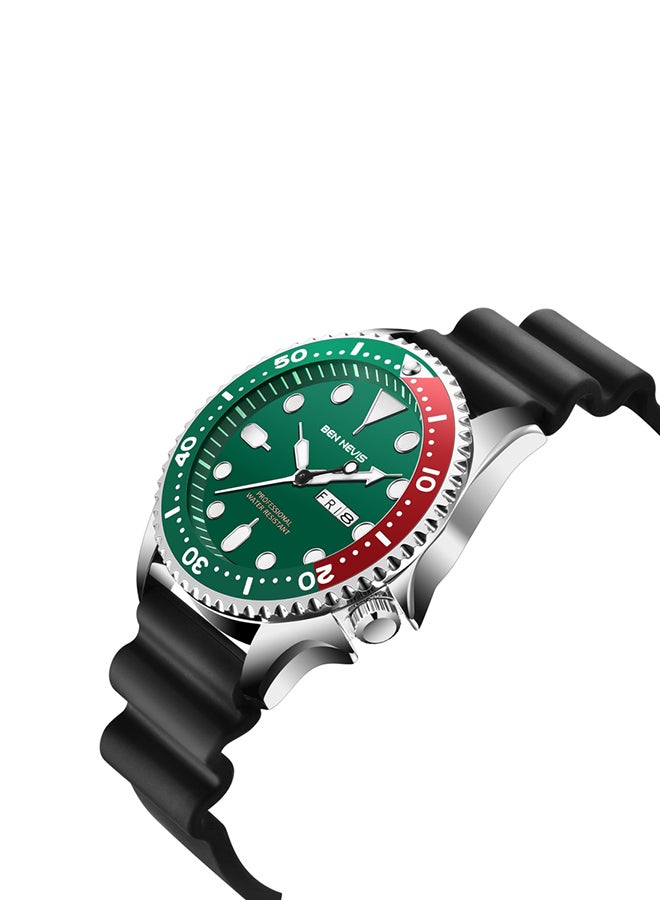 BEN NEVIS Waterproof Quartz Wrist Watch for Men - BN3017G-Green - Image 2