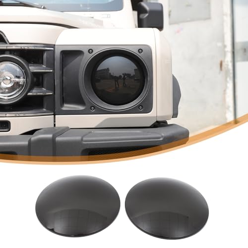 Hudiriy Car Headlight Guards Light Compatible with Ineos Grenadier 20202025 Car Headlight Smoked Protective Shell Cover Exterior Light Trim Lamp Frame Protector External Accessories Decoration - Image 1
