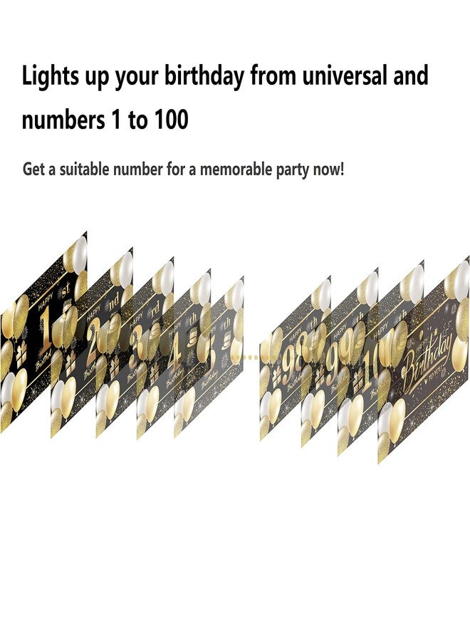 IMISI 46th Happy Birthday Banner - Decorations for Men's Birthday Party - Image 5