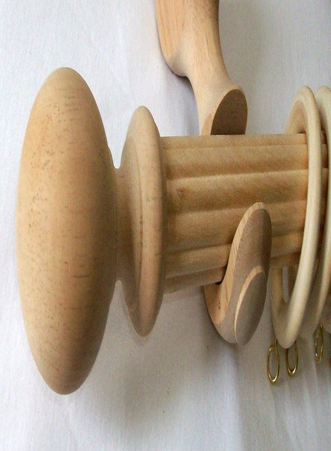 Kirsch Finial Wood Ball Pair Unfinished 1-3/8 - Image 3