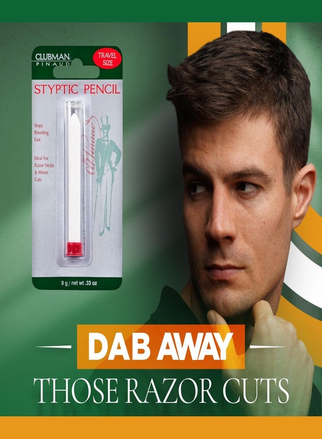 Clubman Pinaud Travel Size Styptic Pencil, Quick Nick & Cut Healing for Shaving, 0.33 Oz (Pack of 12) - Image 2