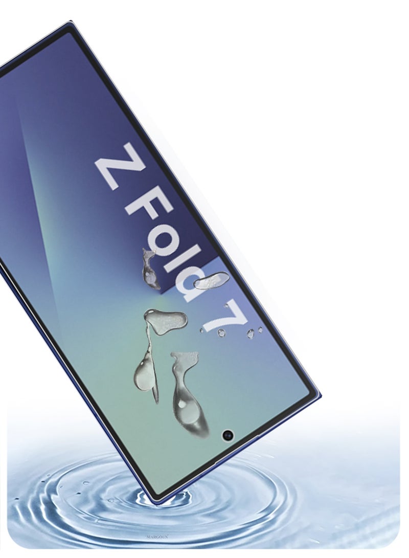 3Packs Dual Guard Ceramic Screen Protector for Samsung Galaxy Z Fold 7 – Full Inner & Outer Display PET Protection  - Image 4