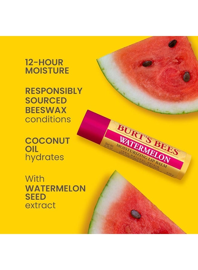 Burt's Bees Moisturizing Lip Balm Watermelon 4.25g - Image 3