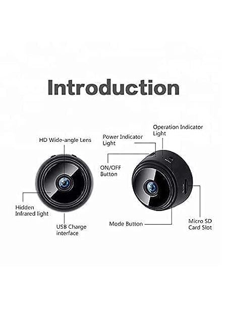 TECHNOVIEW TECHNOVIEW WiFi Security Camera CCTV for Home Outdoor High HD Focus Spy Magnet Mini Spy WiFi Magnetic Live Stream Night Vision IP Wireless 1080P Audio Video Hidden Nanny Camera  - Image 2