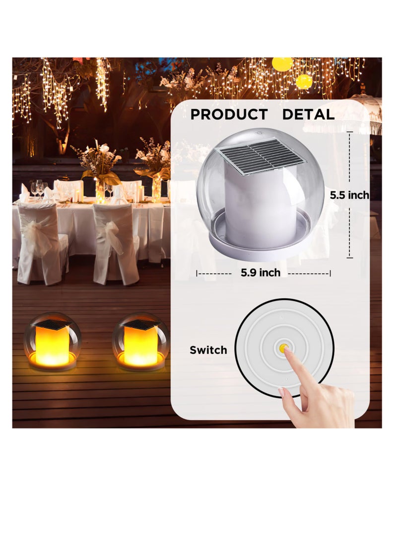 Excefore Solar Floating Pool Lights, Color Changing Pool Lights That Float, Waterproof Light up Pool Lights, Solar Pond Pool Lights for Outdoor Swimming Pool, Pond, Party Decoration  - Image 3